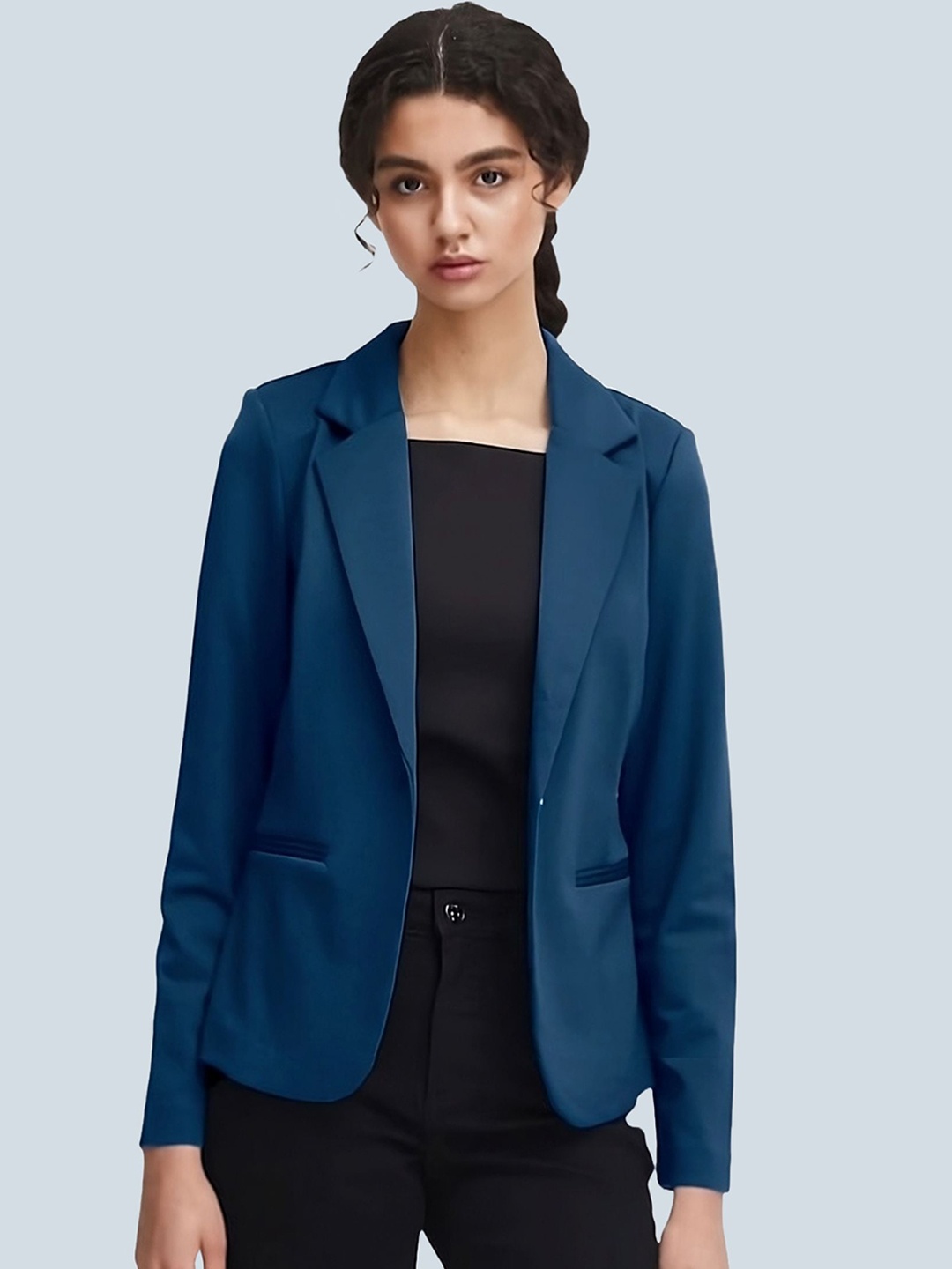 

BAESD Single-Breasted Casual Blazer, Blue