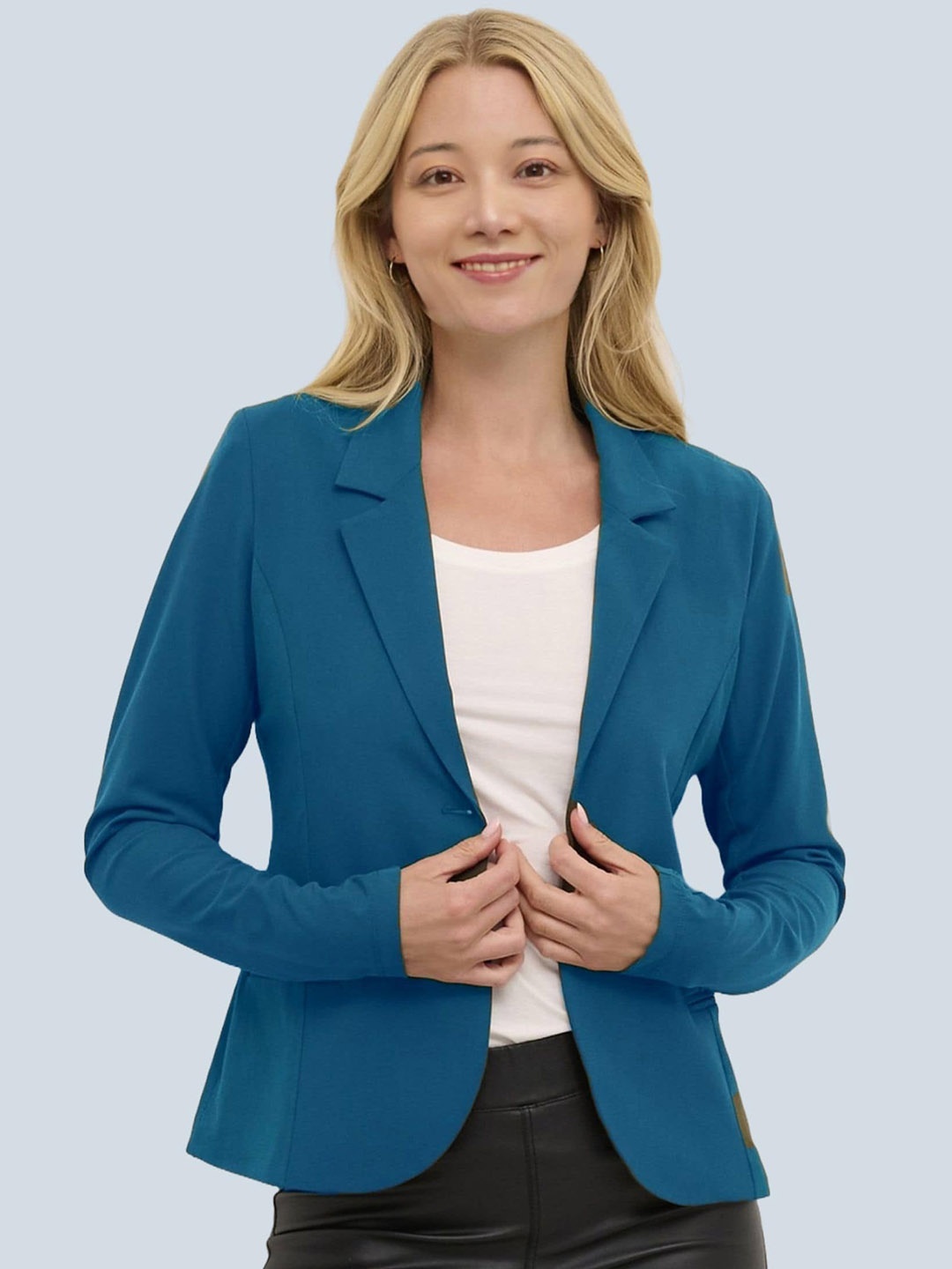 

BAESD Single-Breasted Casual Blazer, Blue