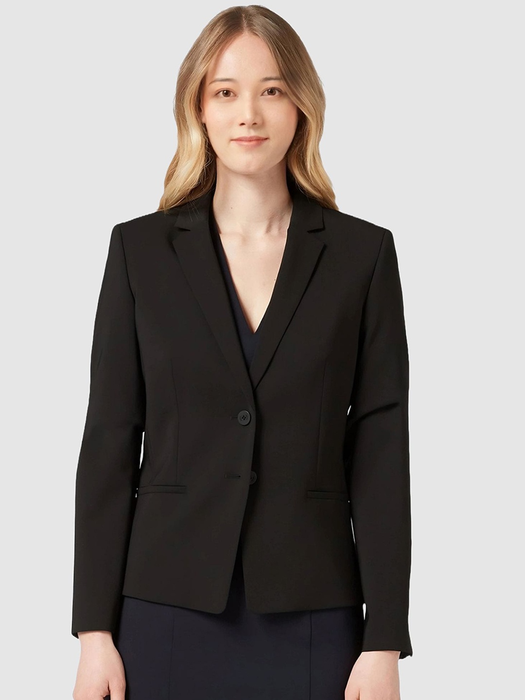 

BAESD Single-Breasted Casual Blazer, Black
