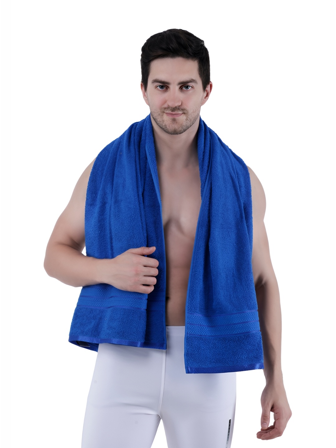 

Dollar Socks Blue Cotton 600 GSM Bath Towel