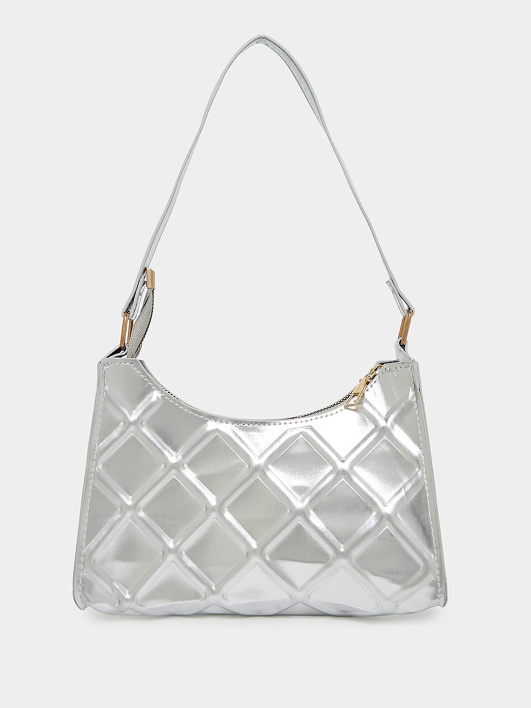 

Styli Metallic Shoulder Bag, Silver