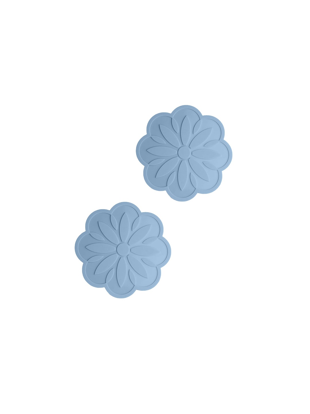 

P-Plus International Blue 2 Pieces Textured Heat Resistant Trivets