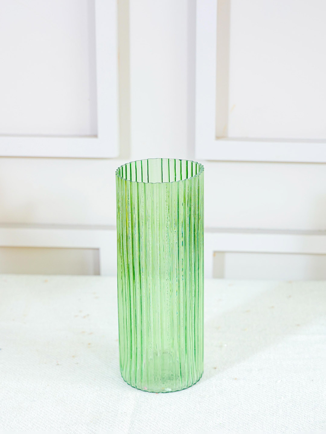 

ArteCasa Green Rectangle Shaped Flower Vase