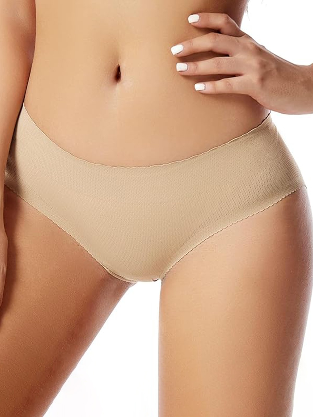 

BRACHY Padded Shapewear Briefs, Beige