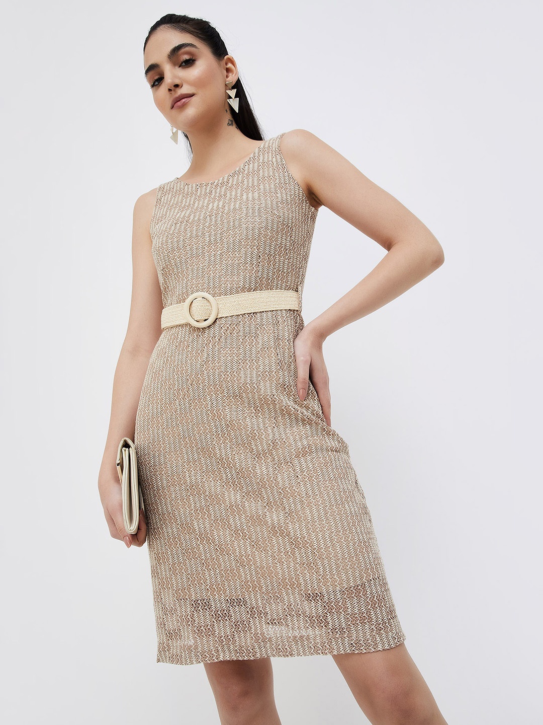 

CODE by Lifestyle Sheath Dress, Beige