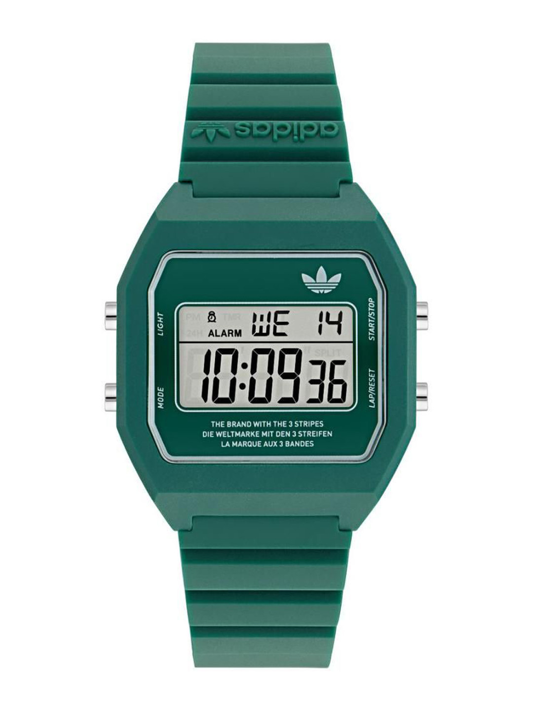 

ADIDAS Originals Unisex Brass Printed Dial & Straps Digital Watch AOST23558, White