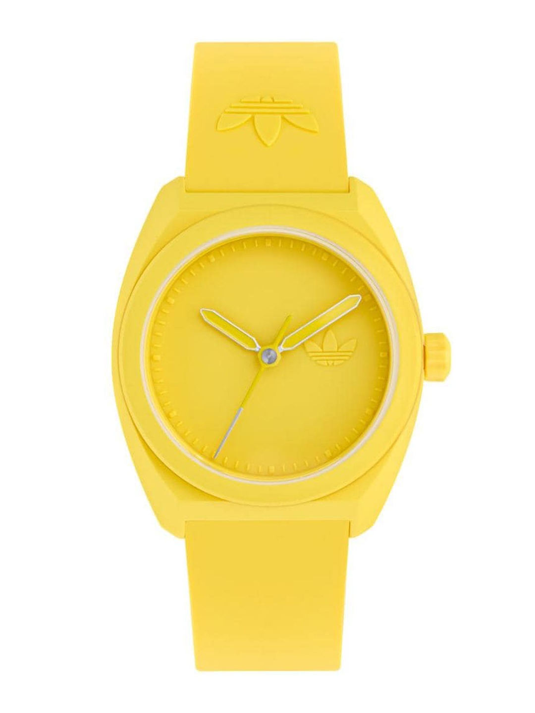 

ADIDAS Originals Unisex Brass Dial & Straps Analogue Watch AOST24054, Yellow