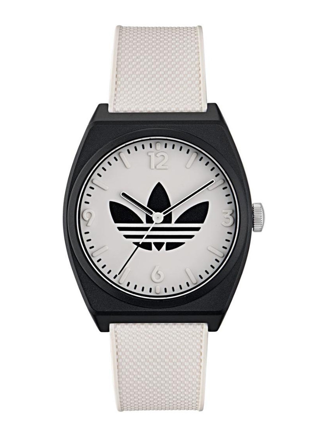 

ADIDAS Originals Unisex Brass Dial & Bracelet Style Straps Analogue Watch AOST23549, White