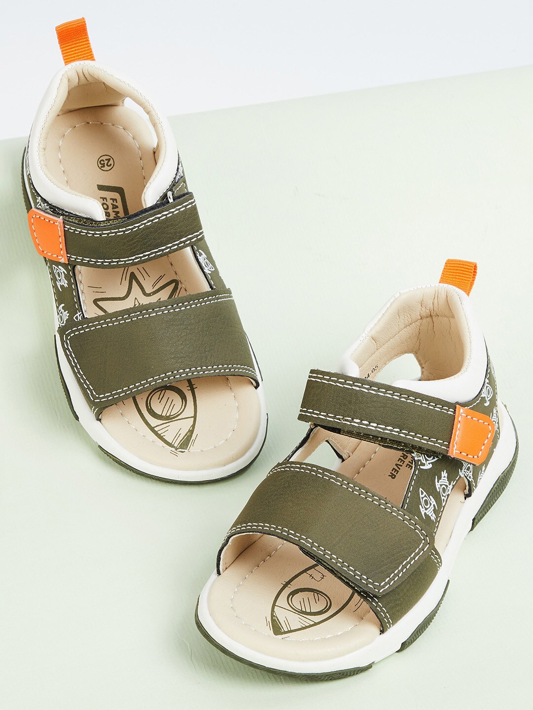 

Fame Forever by Lifestyle Boys Comfort Sandals, Olive