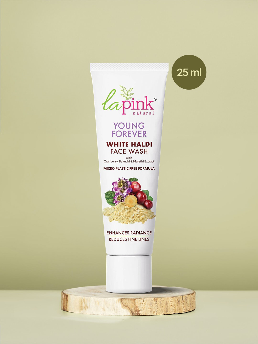 

La Pink Young Forever 100% Soap Free Face Wash for Fine Lines & Pigmentation - 25ml, White