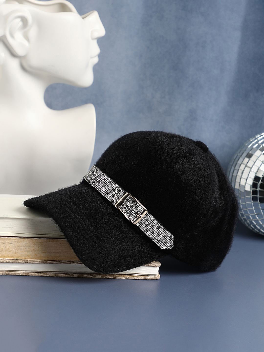 

HAUTE SAUCE by Campus Sutra Women Baseball Cap, Black