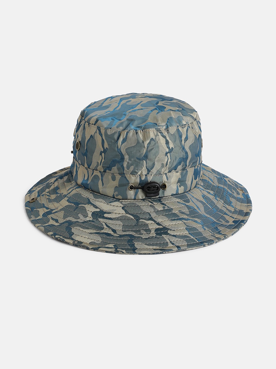 

HAUTE SAUCE by Campus Sutra Women Blue Self Design Sun Hat