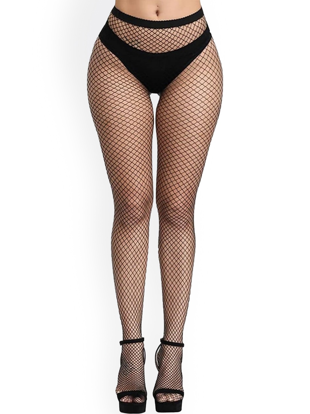 

BRACHY Pantyhose High-Rise Sheer Stockings, Black