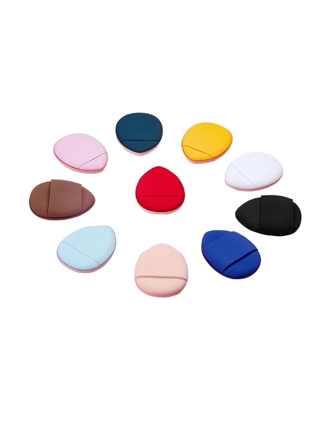 

Facejewel Set Of 10 Finger Sponge, Multi