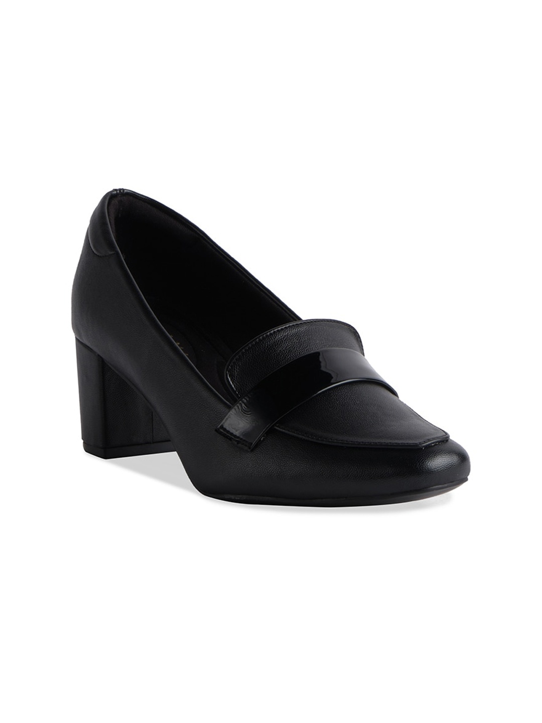 

ERIDANI Block Heeled Pumps, Black