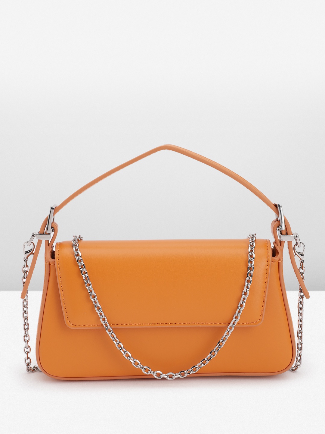 

MANGO Structured Handheld Bag, Orange