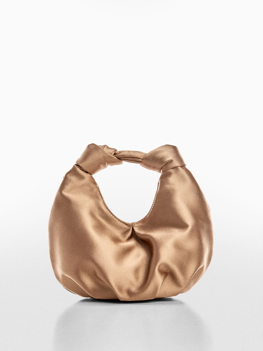 

MANGO Structured Handheld Bag, Champagne