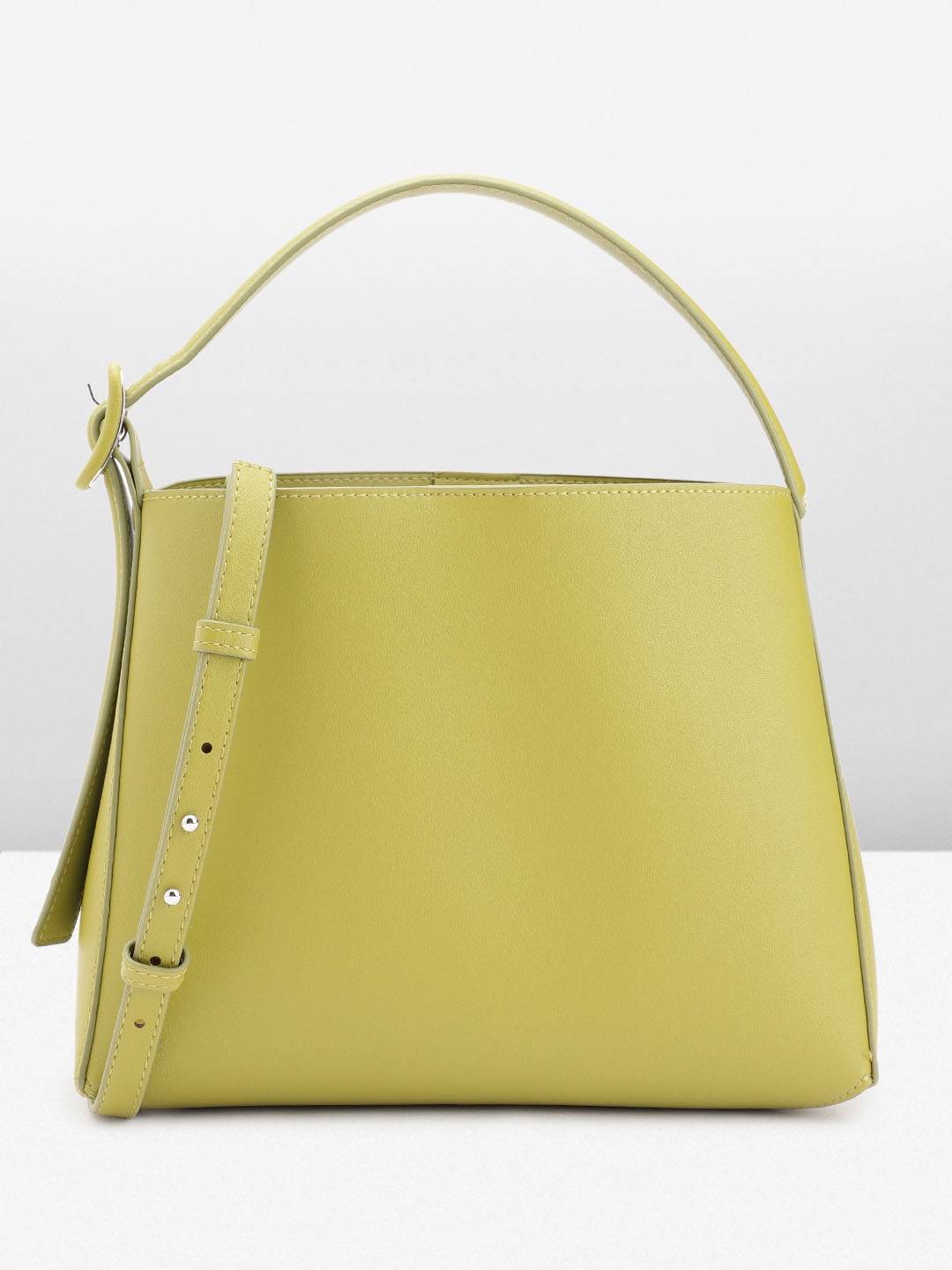 

MANGO Structured Shoulder Bag, Green