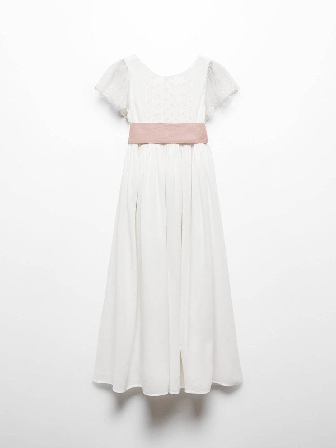 

Mango Kids Girls A-Line Maxi Dress, White