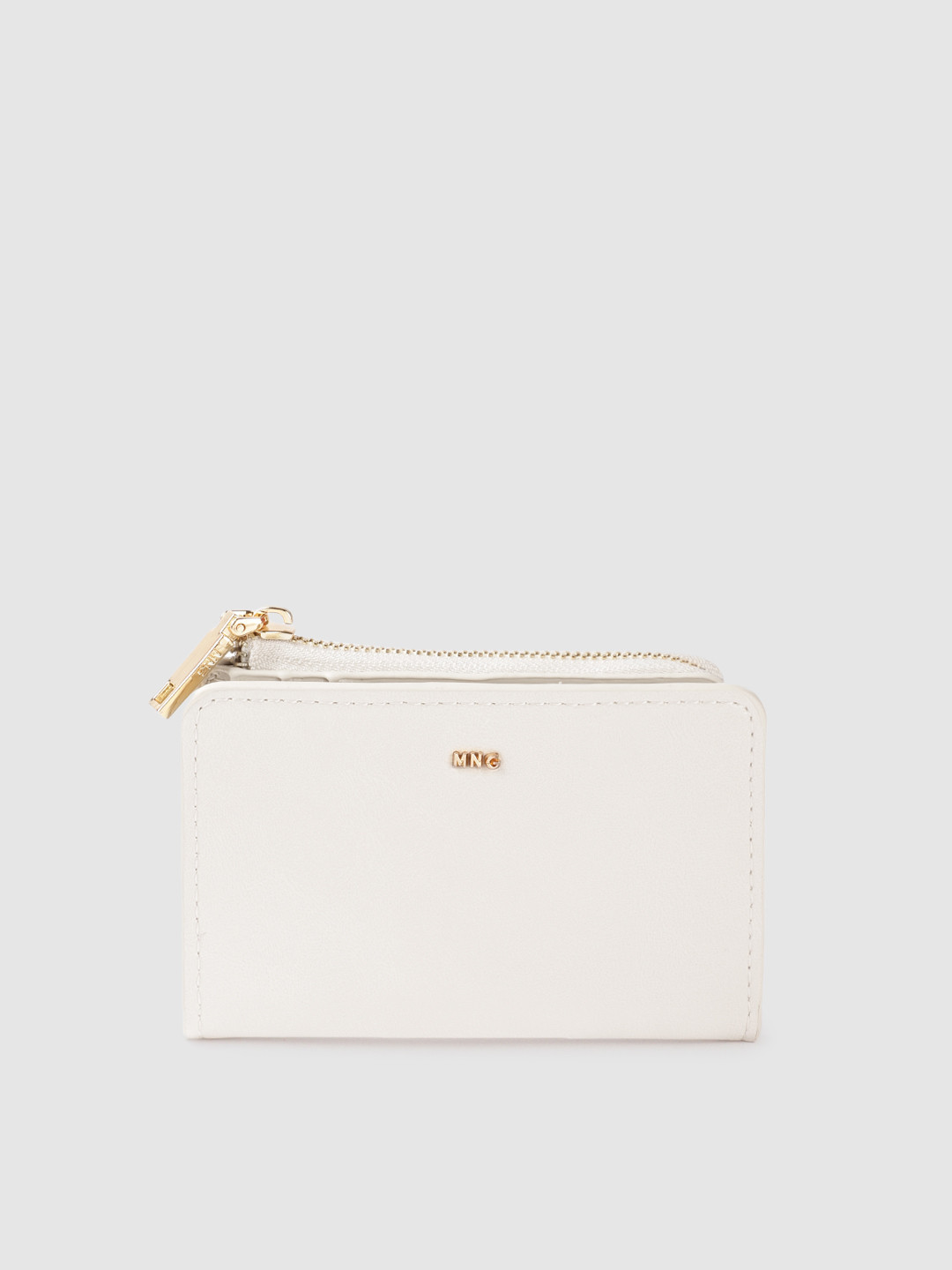 

MANGO Women Card Holder, Off white