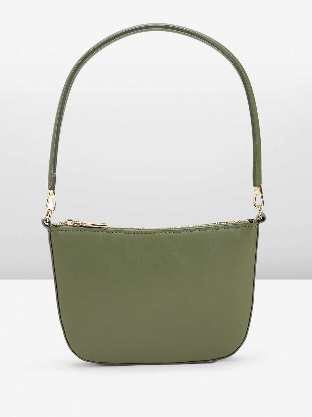

MANGO Structured Shoulder Bag, Green
