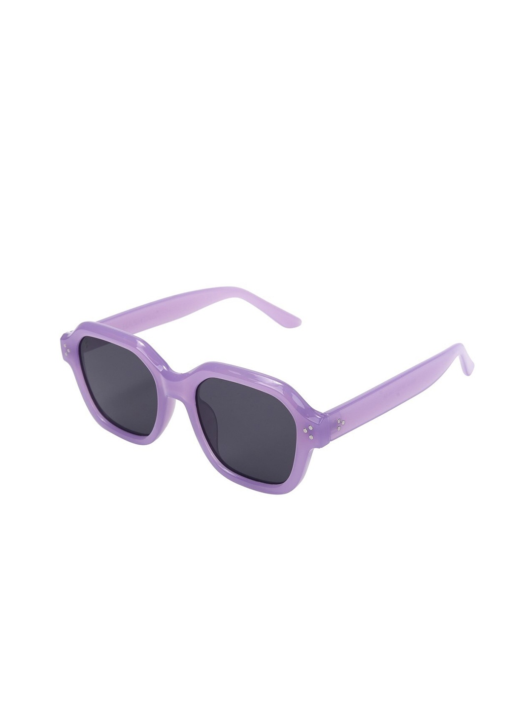 

HASHTAG EYEWEAR Unisex Square Sunglasses with UV Protected Lens 86612-C2, Purple