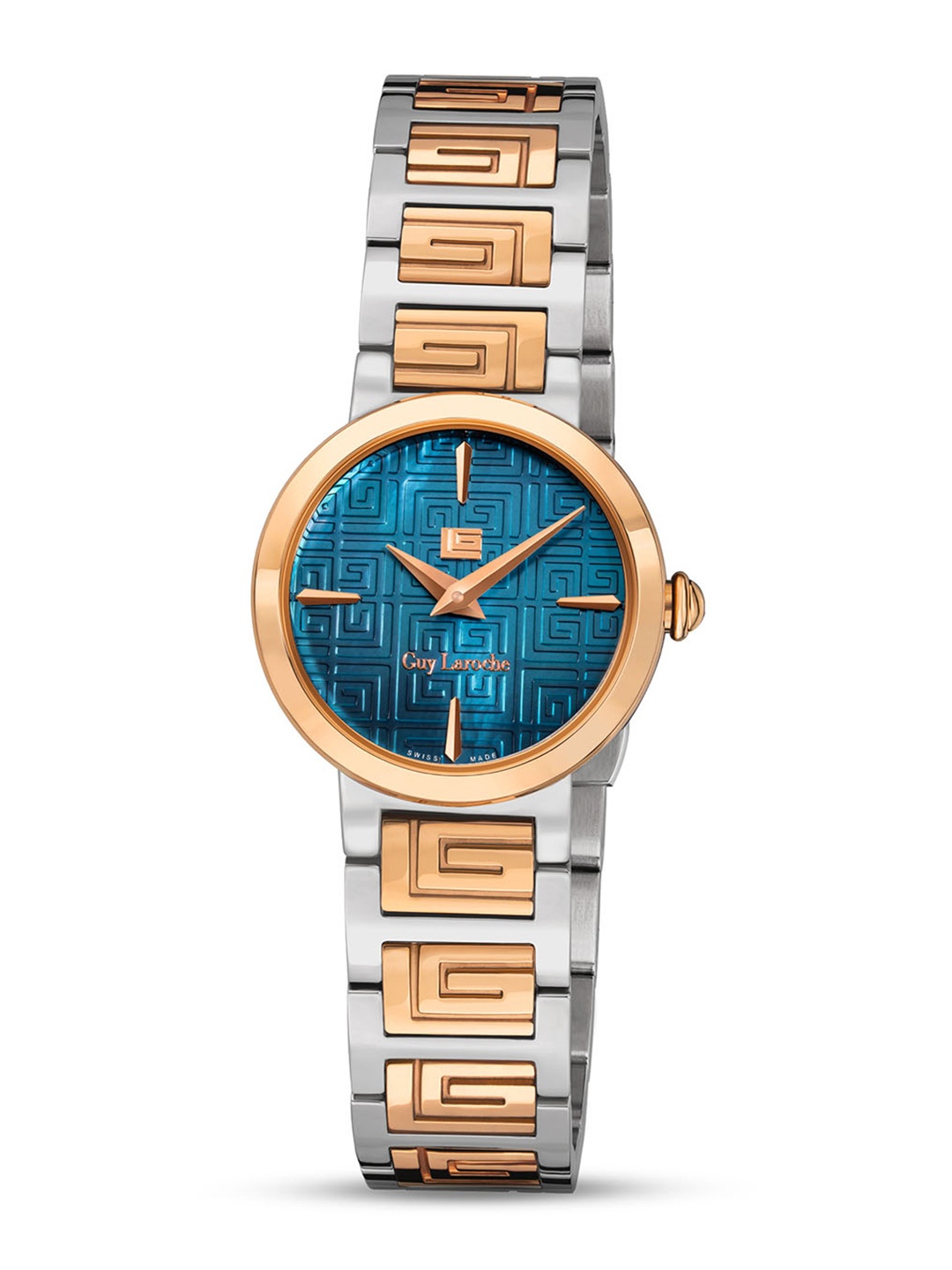 

Guy Laroche Women Stainless Steel Straps Analogue Swiss Made Watch GLWLG0001004, Rose gold
