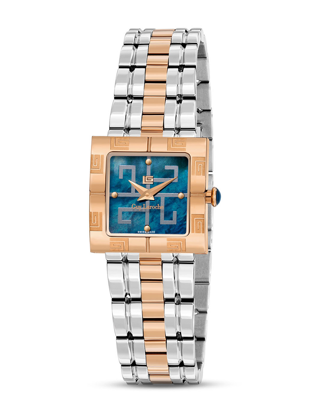 

Guy Laroche Women Bracelet Style Straps Analogue Swiss Made Watch GLWLG0000210, Rose gold
