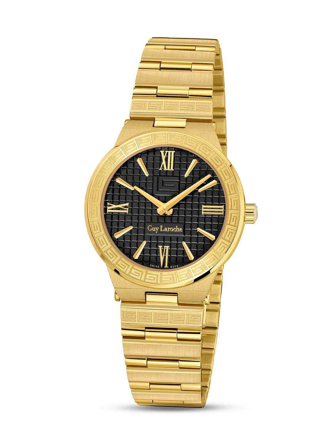 

Guy Laroche Women Bracelet Style Straps Analogue Swiss Made Watch GLWLG0000414, Gold