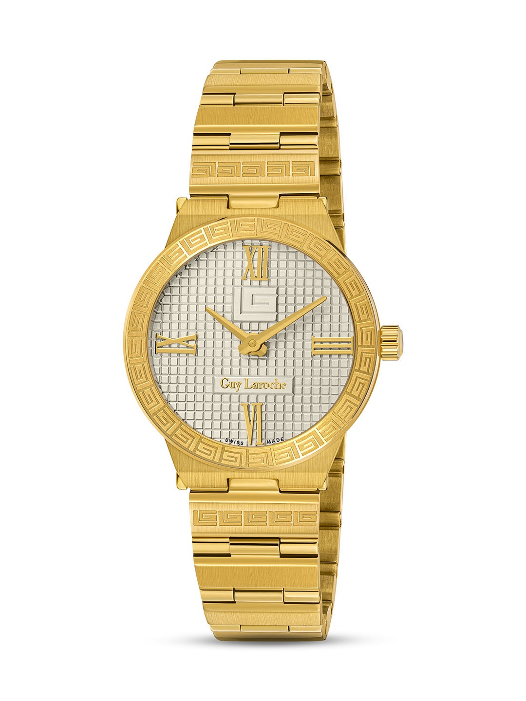 

Guy Laroche Women Stainless Steel Straps Analogue Swiss Made Watch GLWLG0000418, Gold