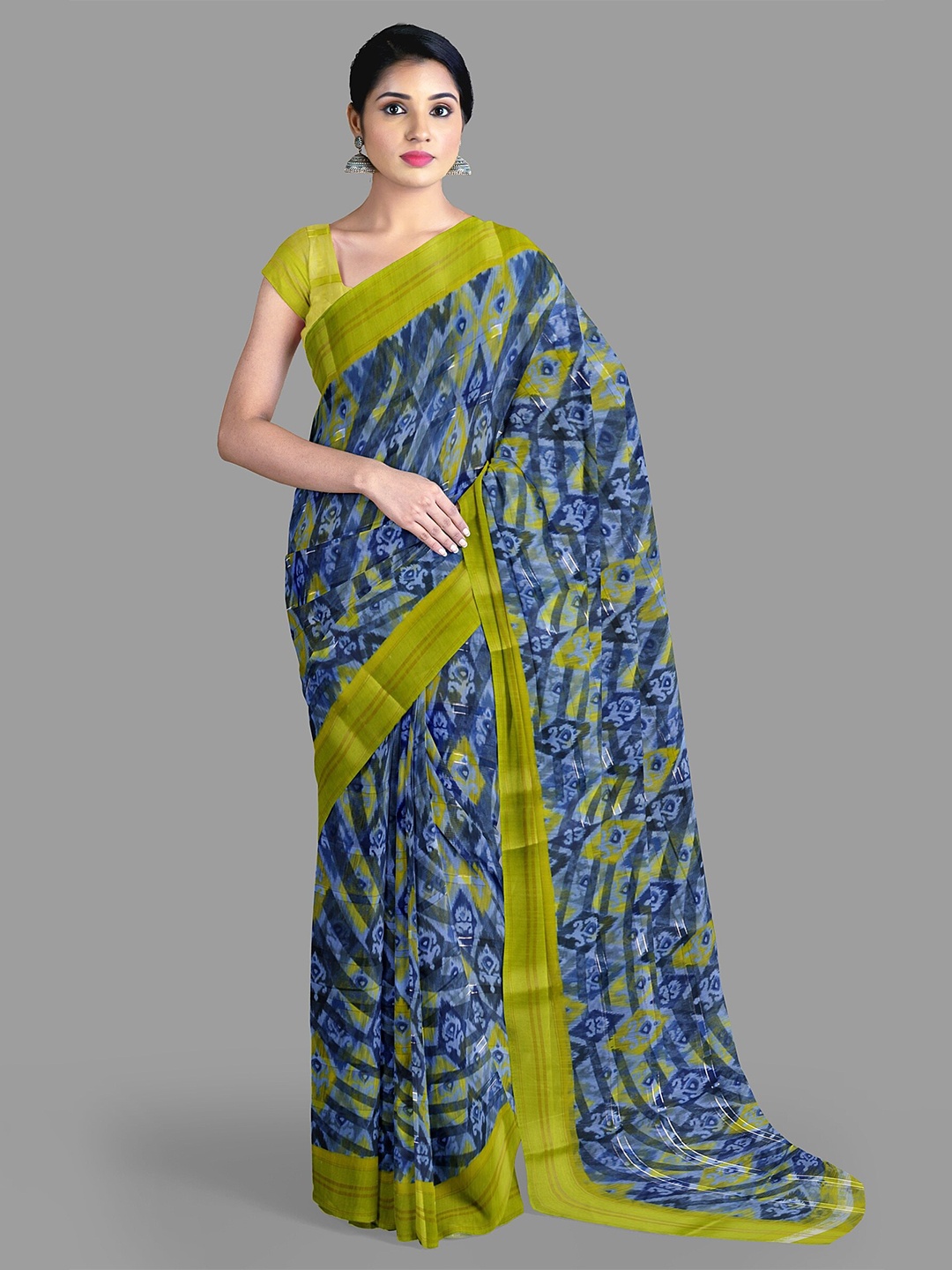 

The Chennai Silks Narayan Peth Saree With Blouse Piece, Blue