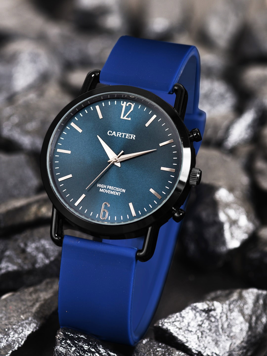 

Sandy D Carter Men Water Resistant Analogue Watch SDC24-93-BL, Blue