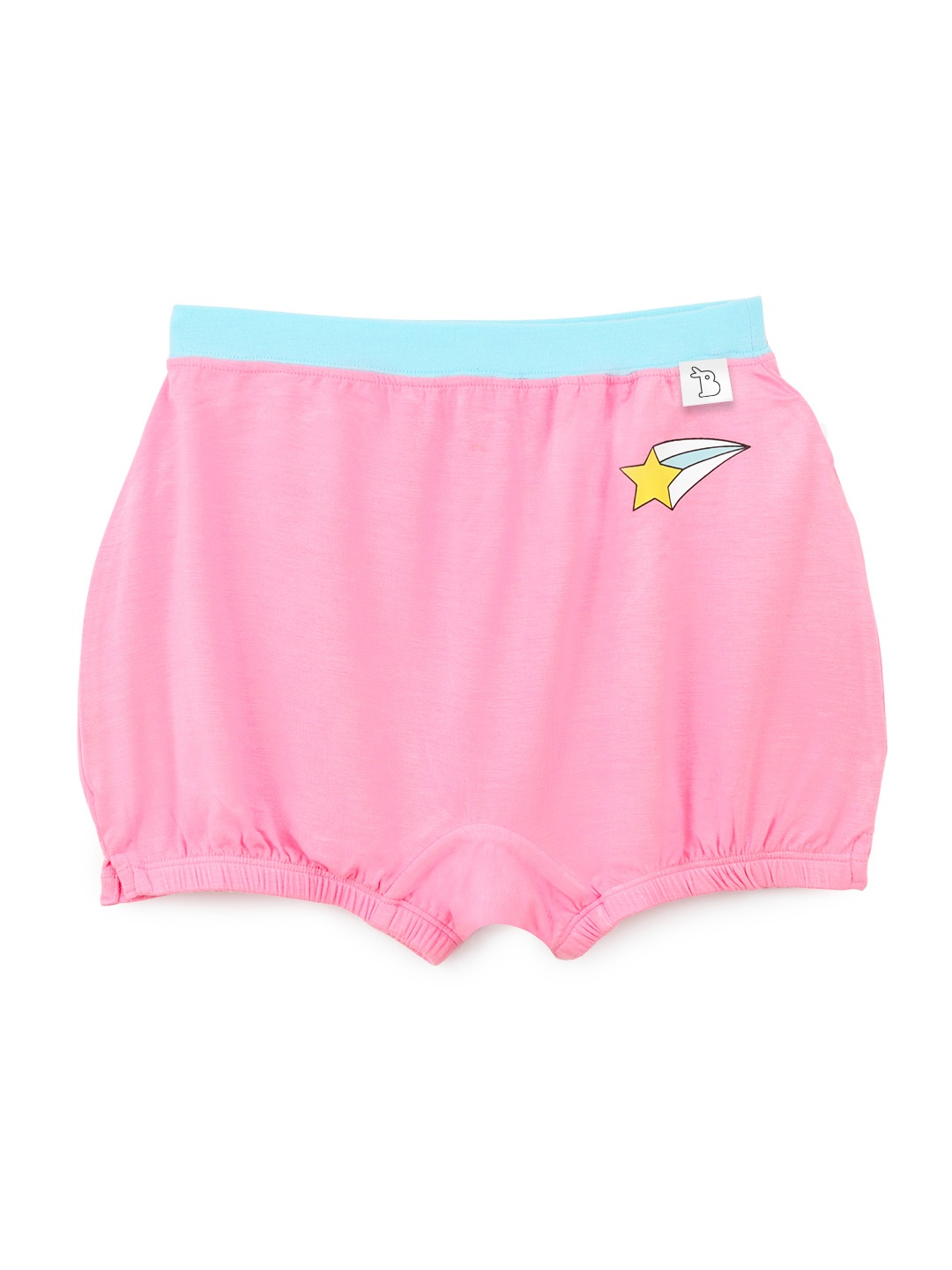 

SuperBottoms Girl Supersoft Premium Antimicrobial Mid-Rise Bamboo Bloomers, Pink