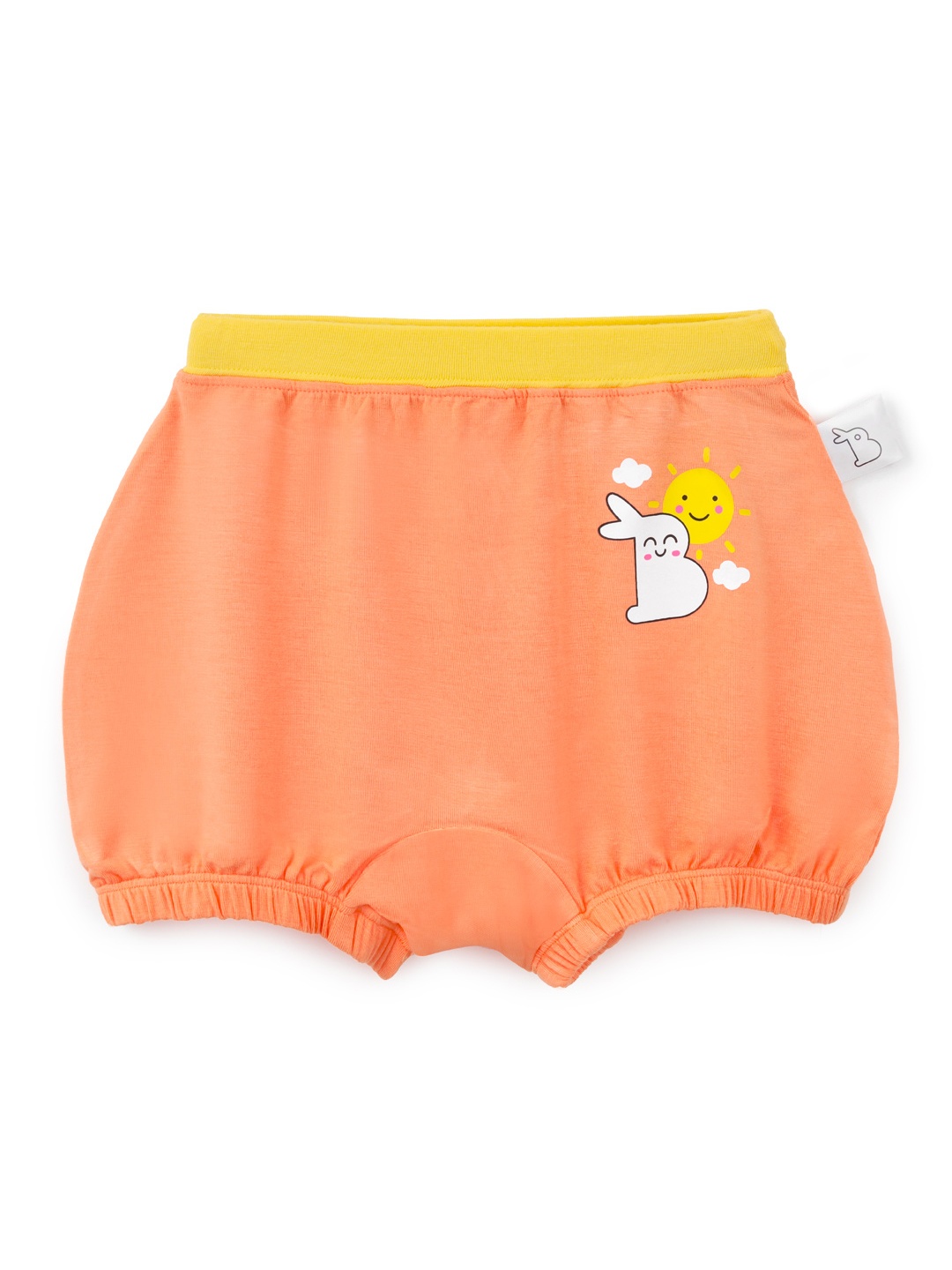 

SuperBottoms Unisex Supersoft Premium Antimicrobial Mid-Rise Bamboo Bloomers, Orange