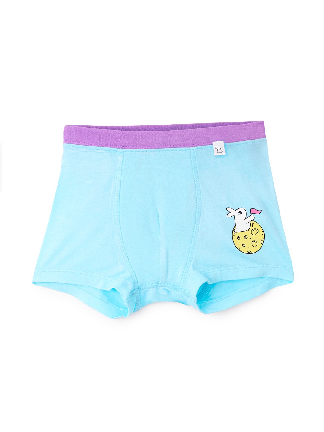 

SuperBottoms Boy Supersoft Premium Antimicrobial Mid-Rise Bamboo Trunks, Blue