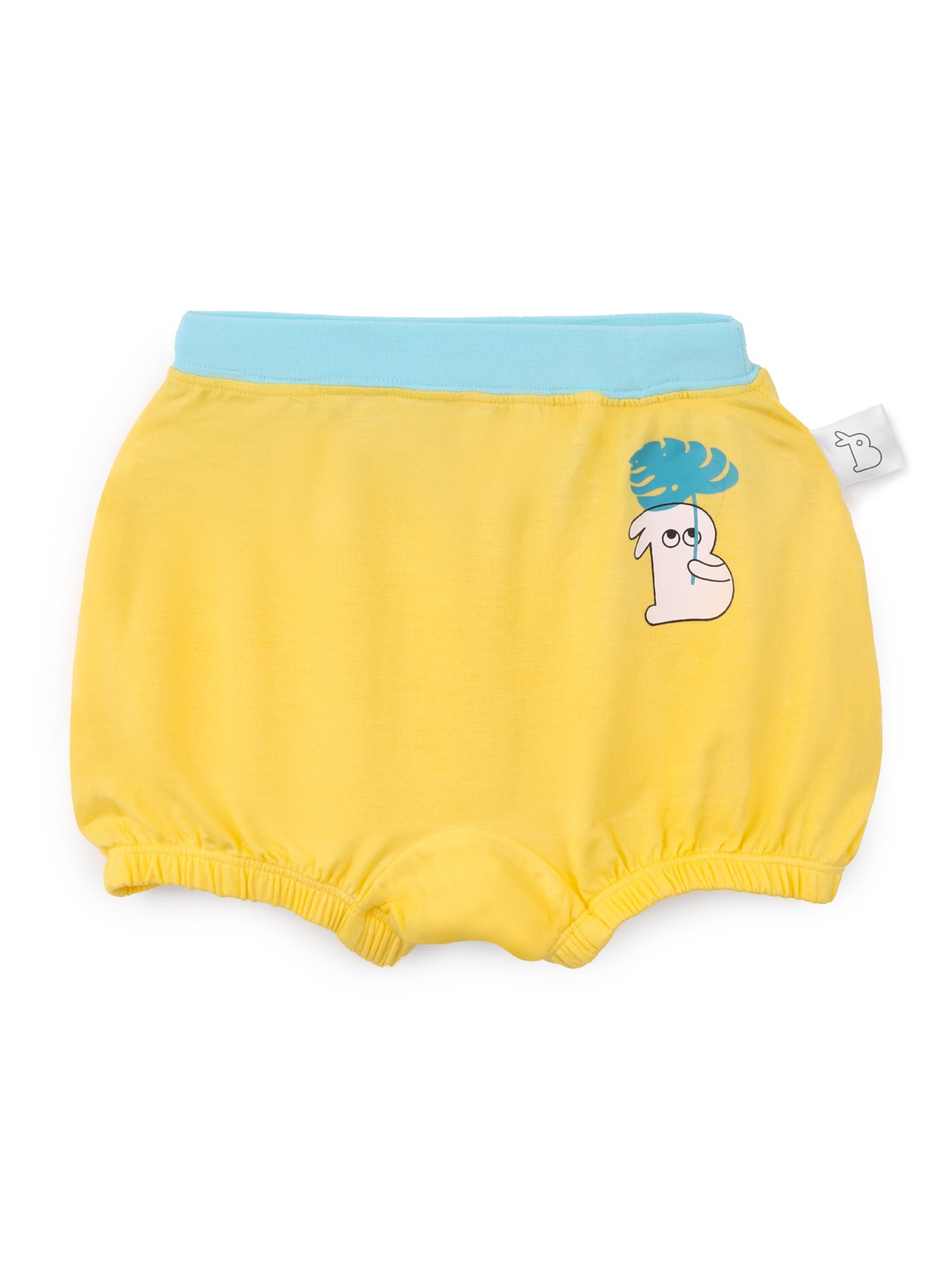 

SuperBottoms Unisex Supersoft Premium Antimicrobial Mid-Rise Bamboo Bloomers, Yellow