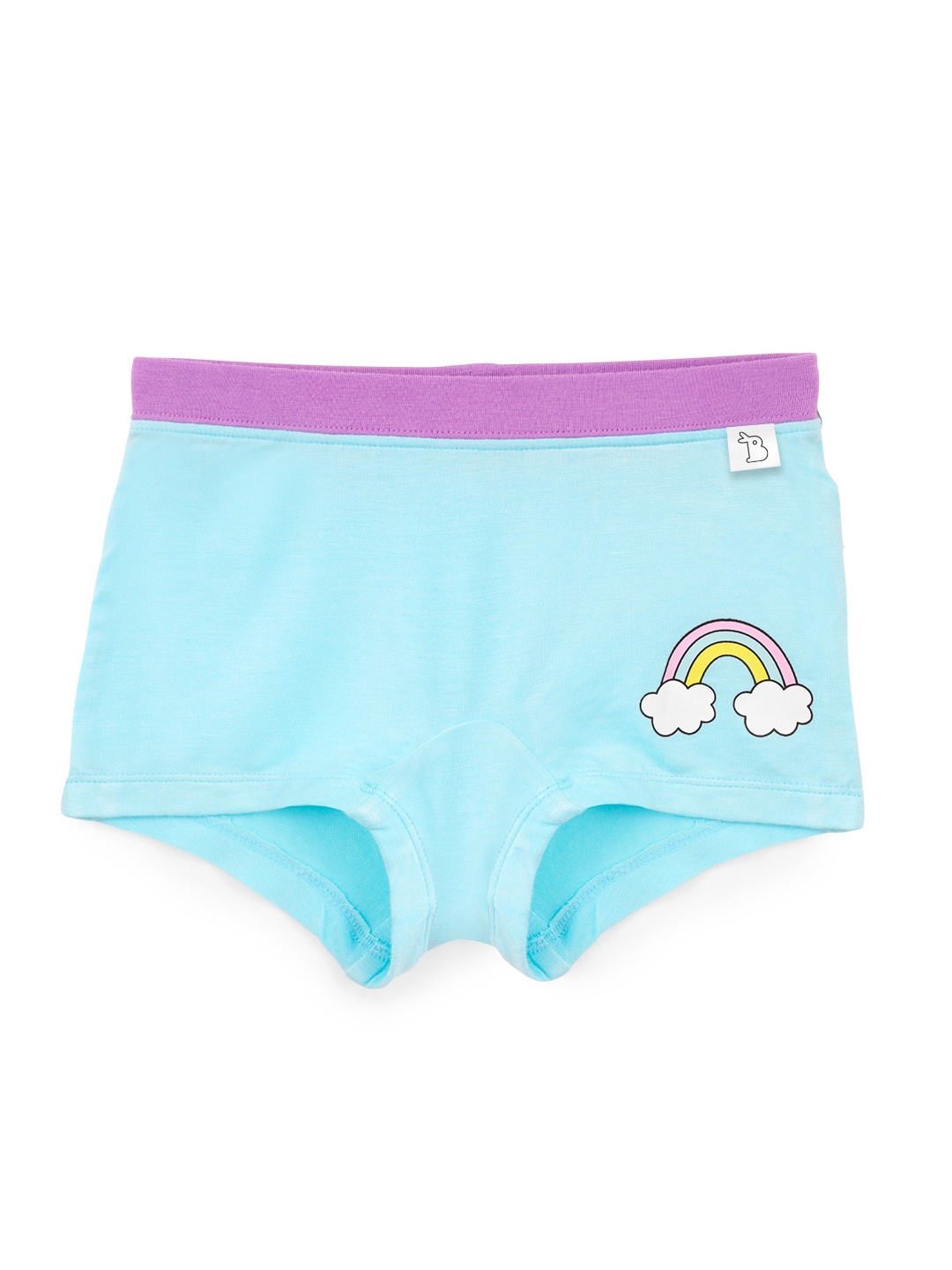 

SuperBottoms Girls Graphic Printed Anti Bacterial Basic Brief, Blue