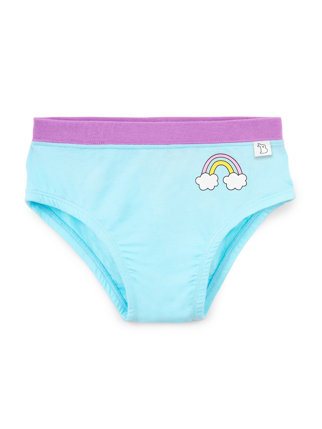 

SuperBottoms Girl Supersoft Premium Antimicrobial Mid-Rise Bamboo Briefs, Blue