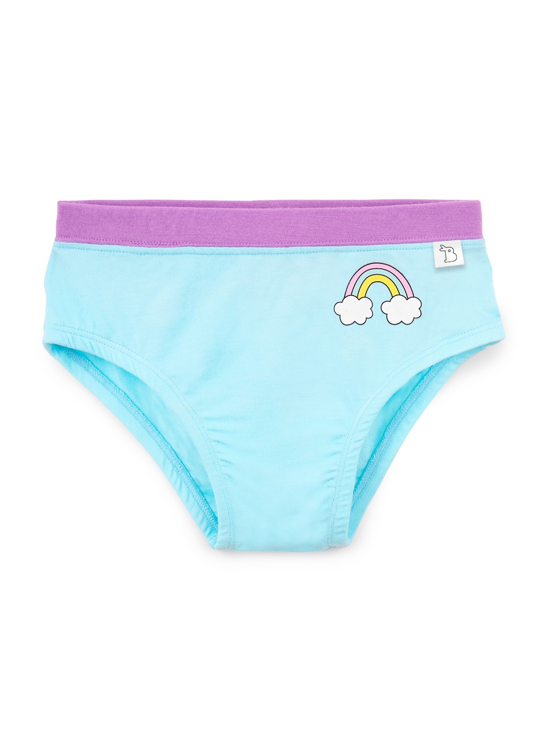 

SuperBottoms Girl Supersoft Premium Antimicrobial Mid-Rise Bamboo Briefs, Blue
