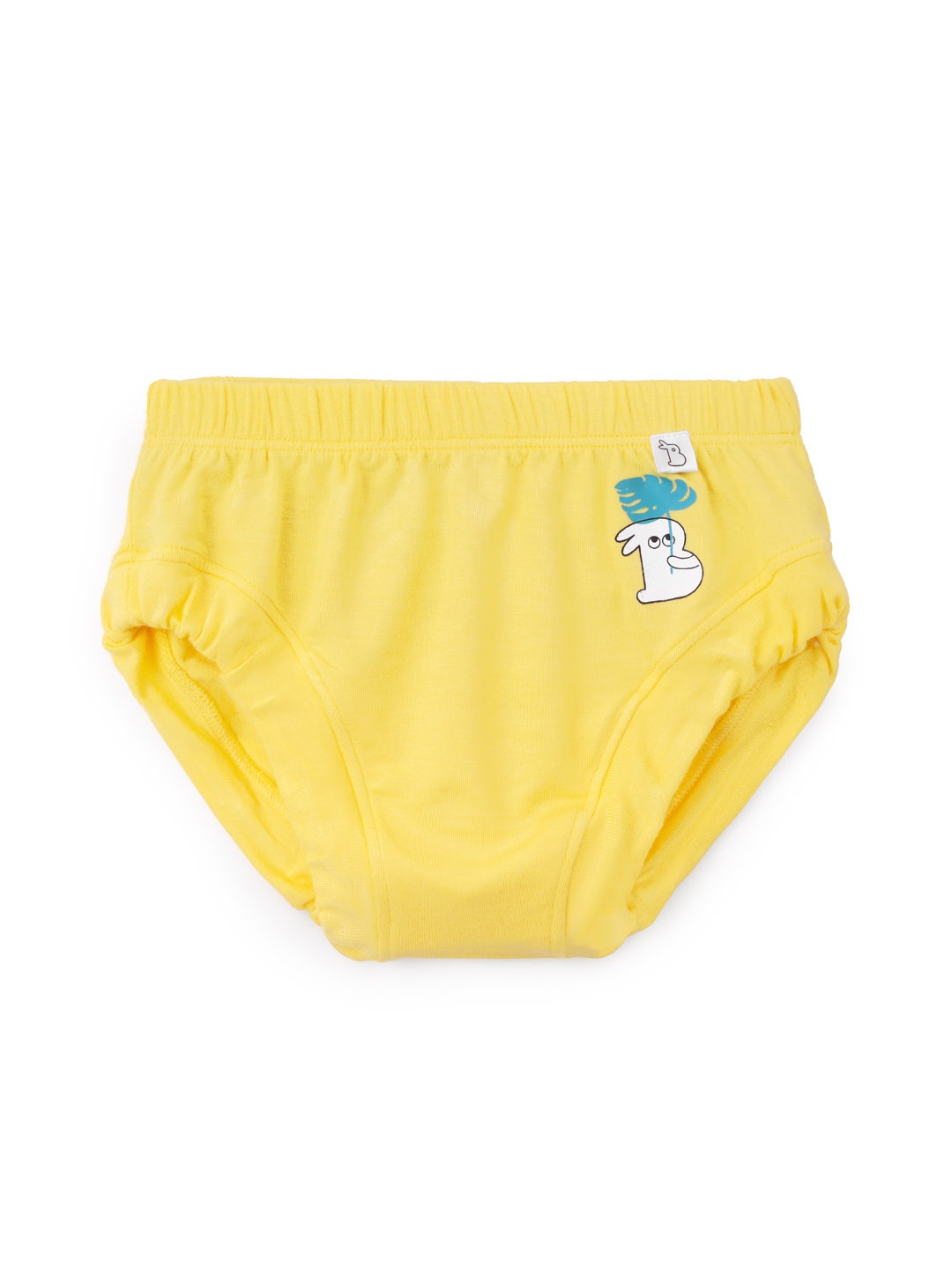 

SuperBottoms Kids Printed Anti Bacterial Basic Briefs, Yellow