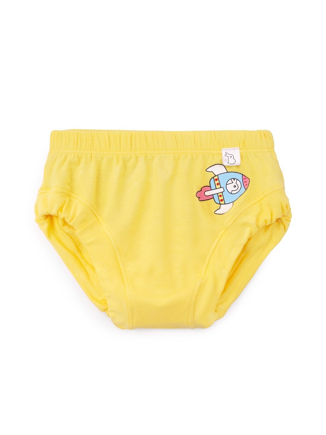 

SuperBottoms Unisex Supersoft Premium Antimicrobial Mid-Rise Bamboo Briefs, Yellow