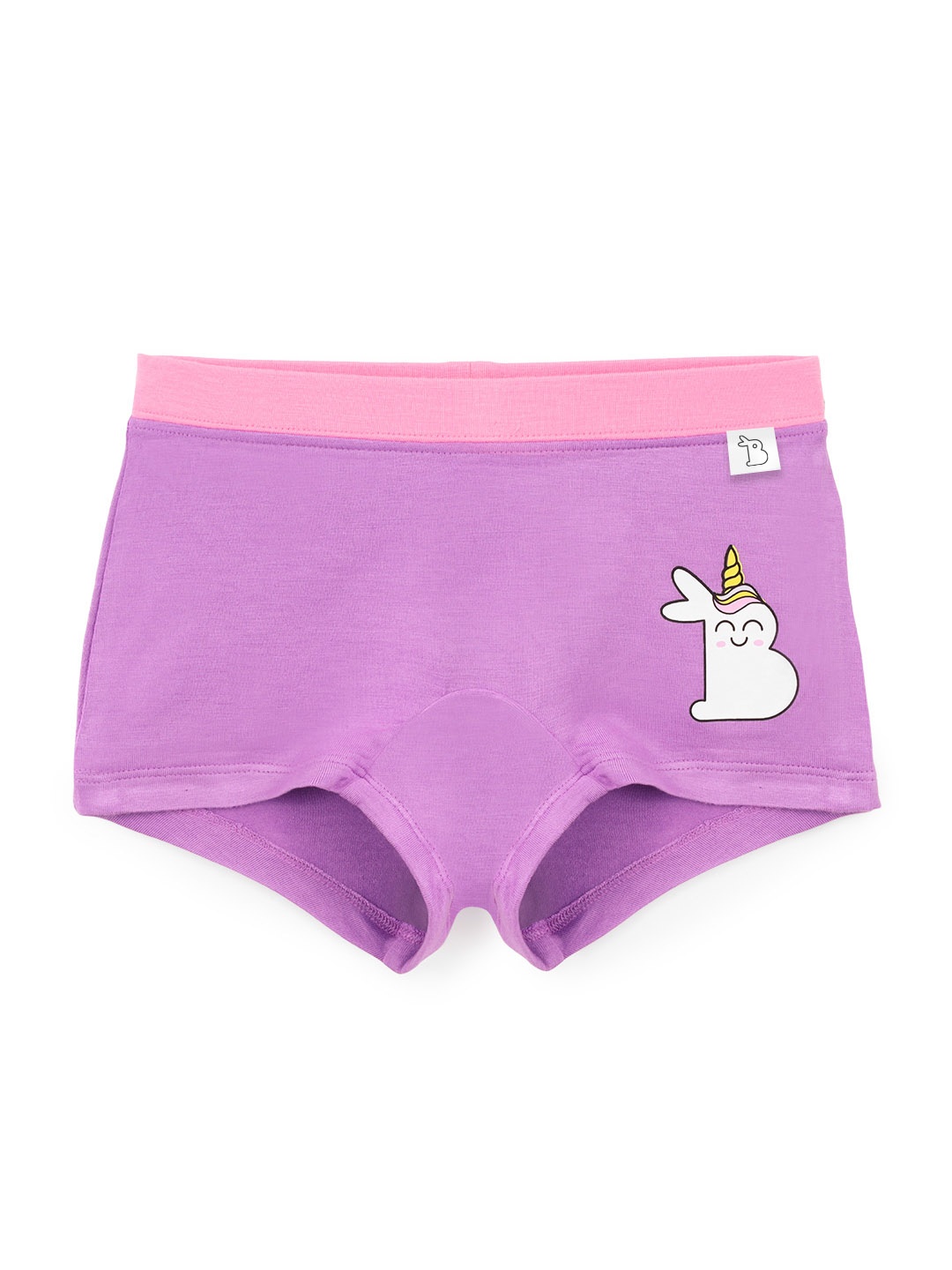 

SuperBottoms Girls Graphic Printed Basic Brief, Purple