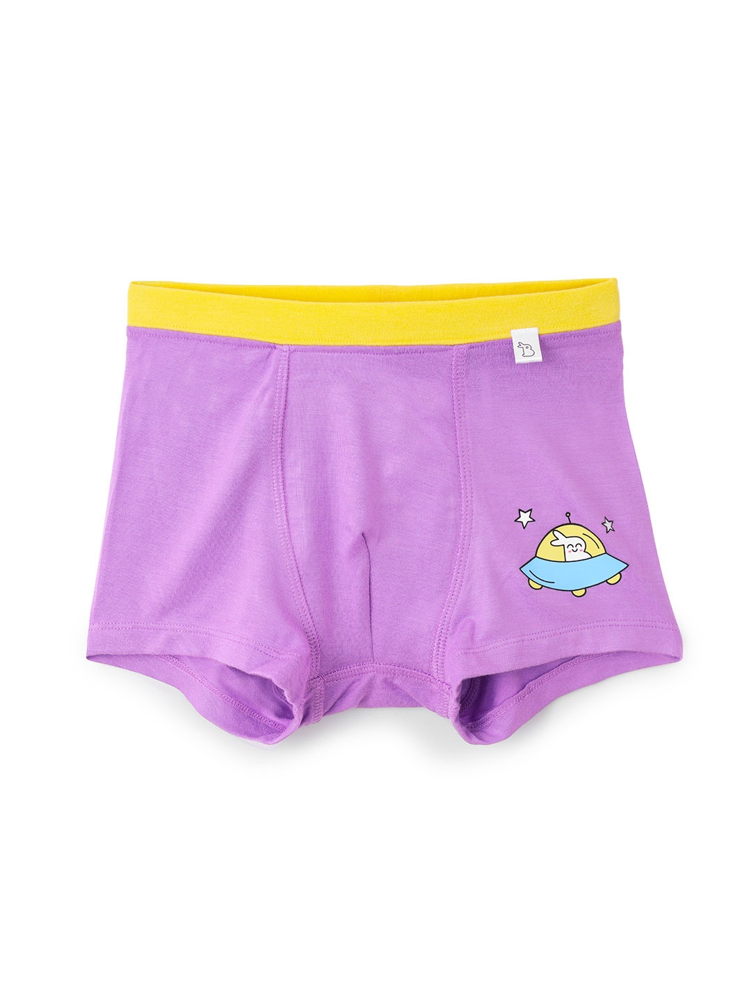 

SuperBottoms Boy Supersoft Premium Antimicrobial Mid-Rise Bamboo Trunks, Purple