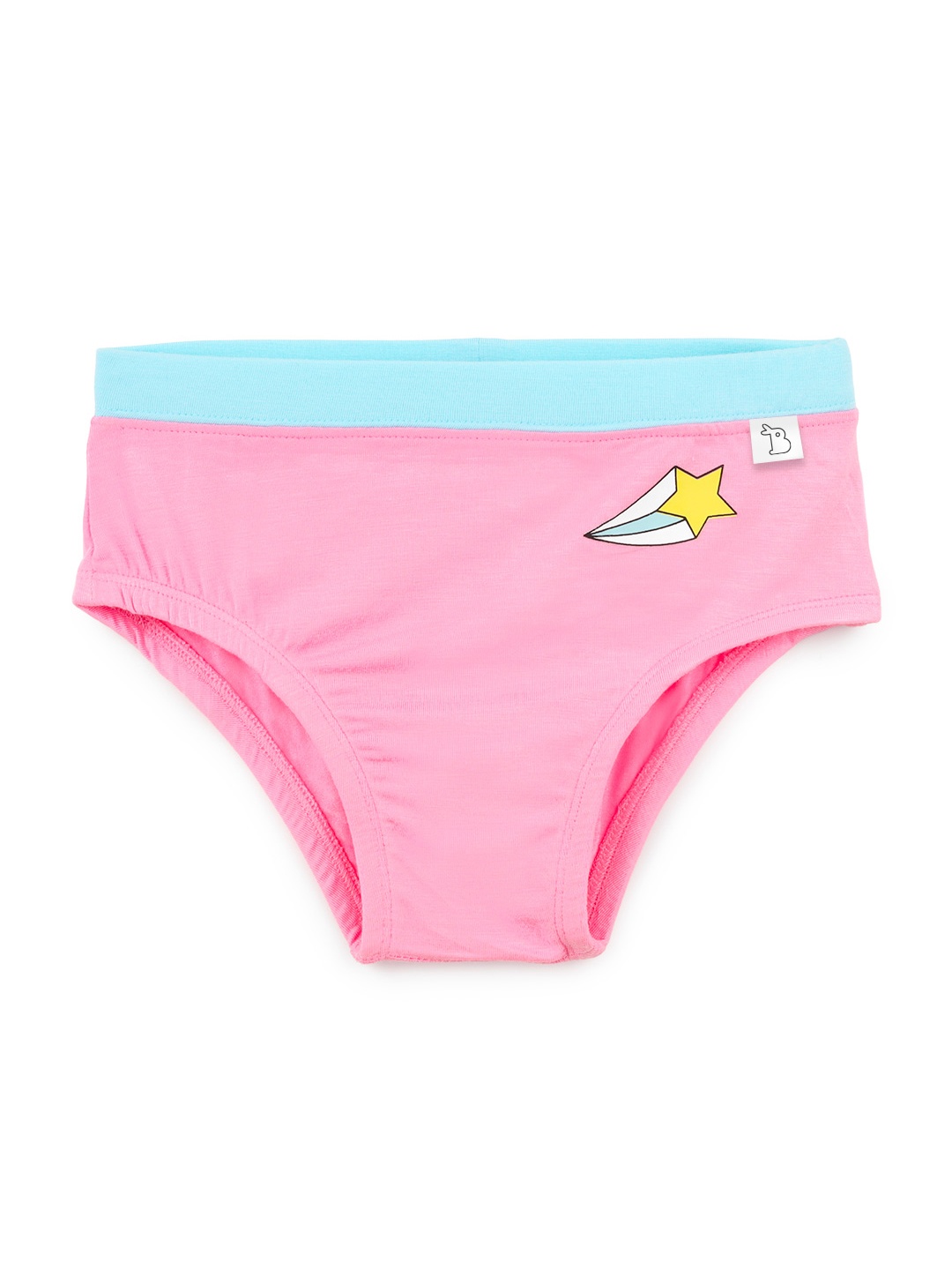

SuperBottoms Girl Supersoft Premium Antimicrobial Mid-Rise Bamboo Briefs, Yellow