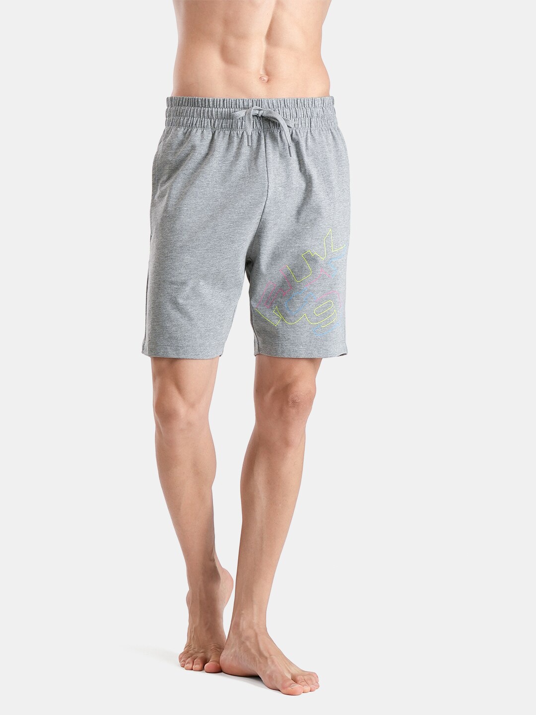 

FCUK Men Lounge Shorts, Grey