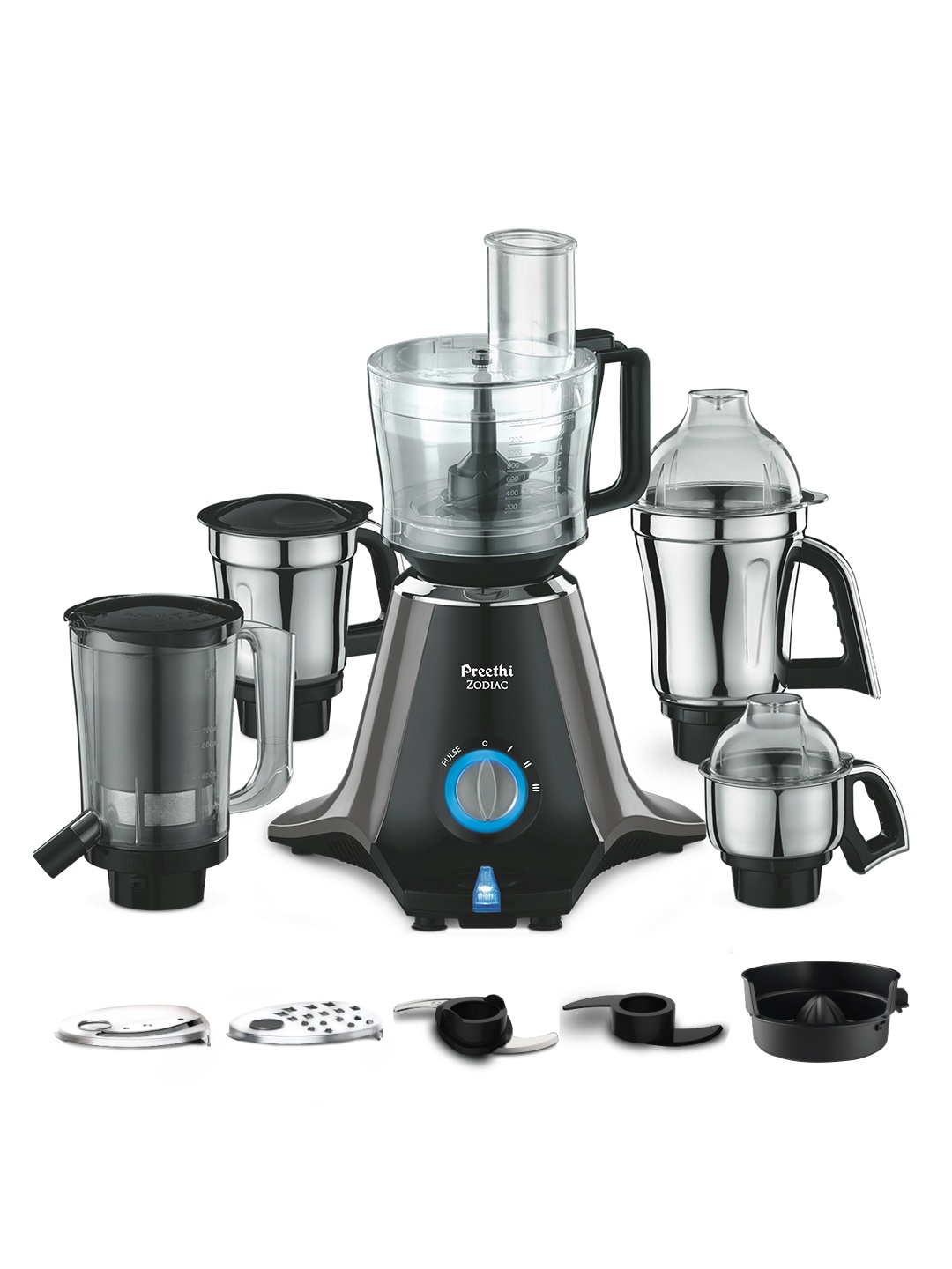 

Preethi Black Stainless Steel Zodiac MG-218 Mixer