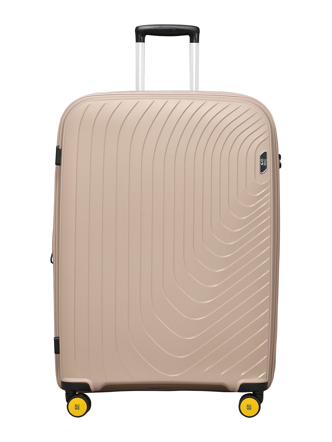 

EUME Wanderer Textured Suitcase Trolley Bag, Beige