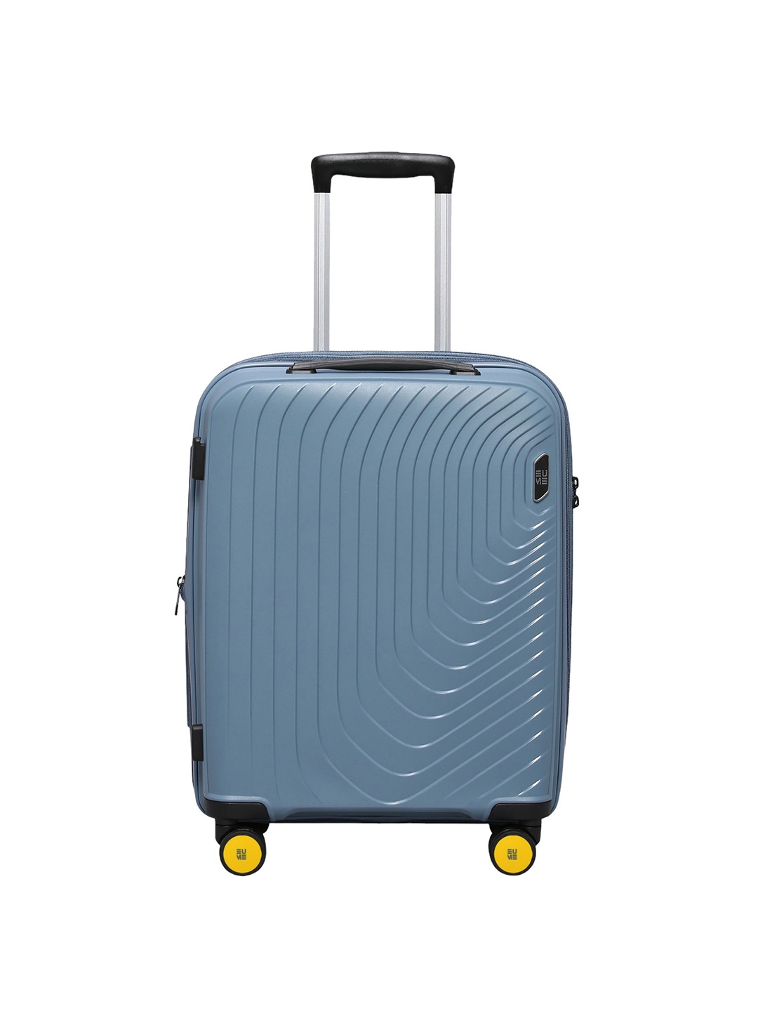 

EUME Wanderer Set Of 3 Textured Hard Sided Trolley Bags, Blue