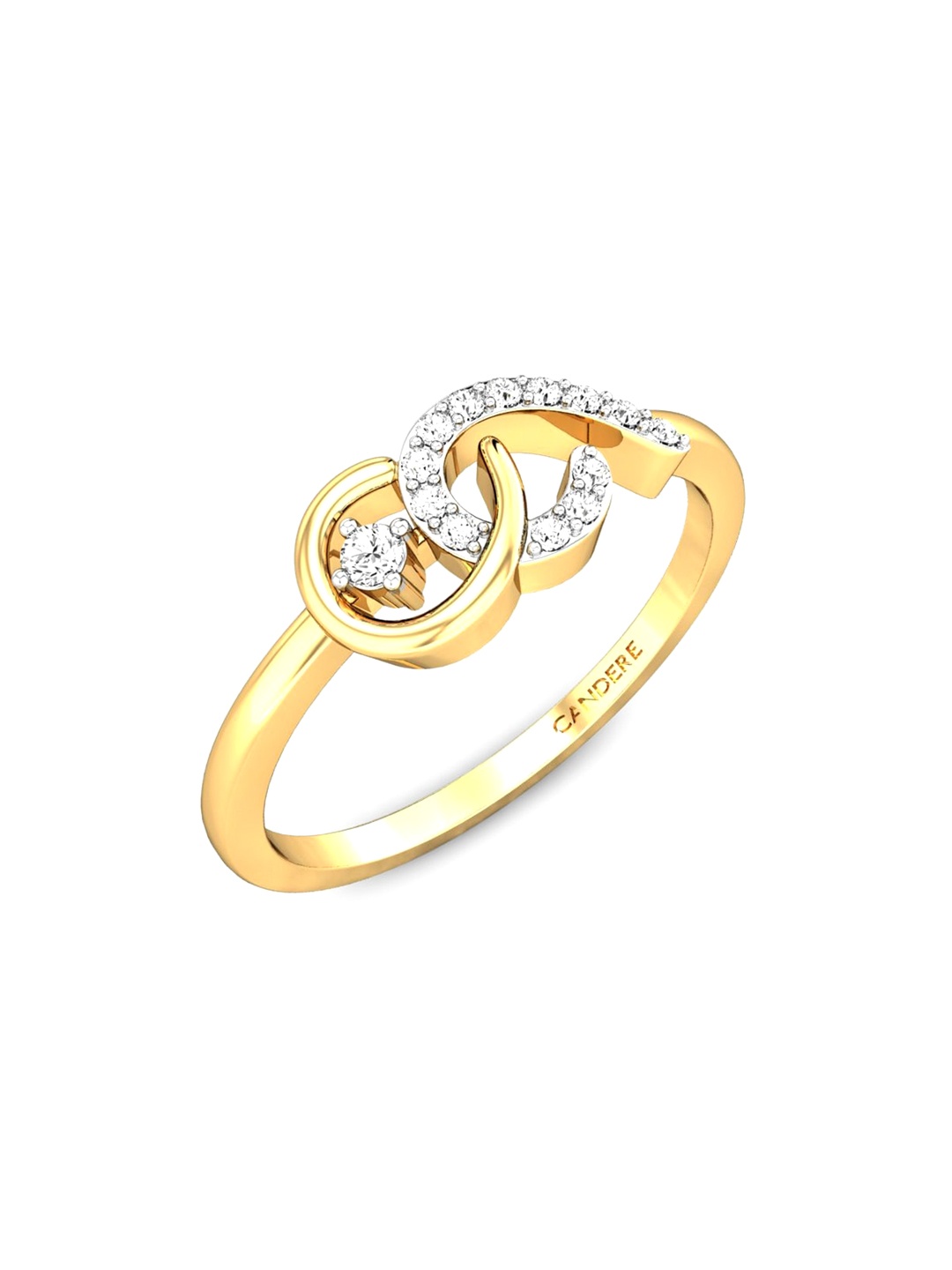 

CANDERE A KALYAN JEWELLERS COMPANY BIS Hallmark 18KT (750) Gold Diamond Ring