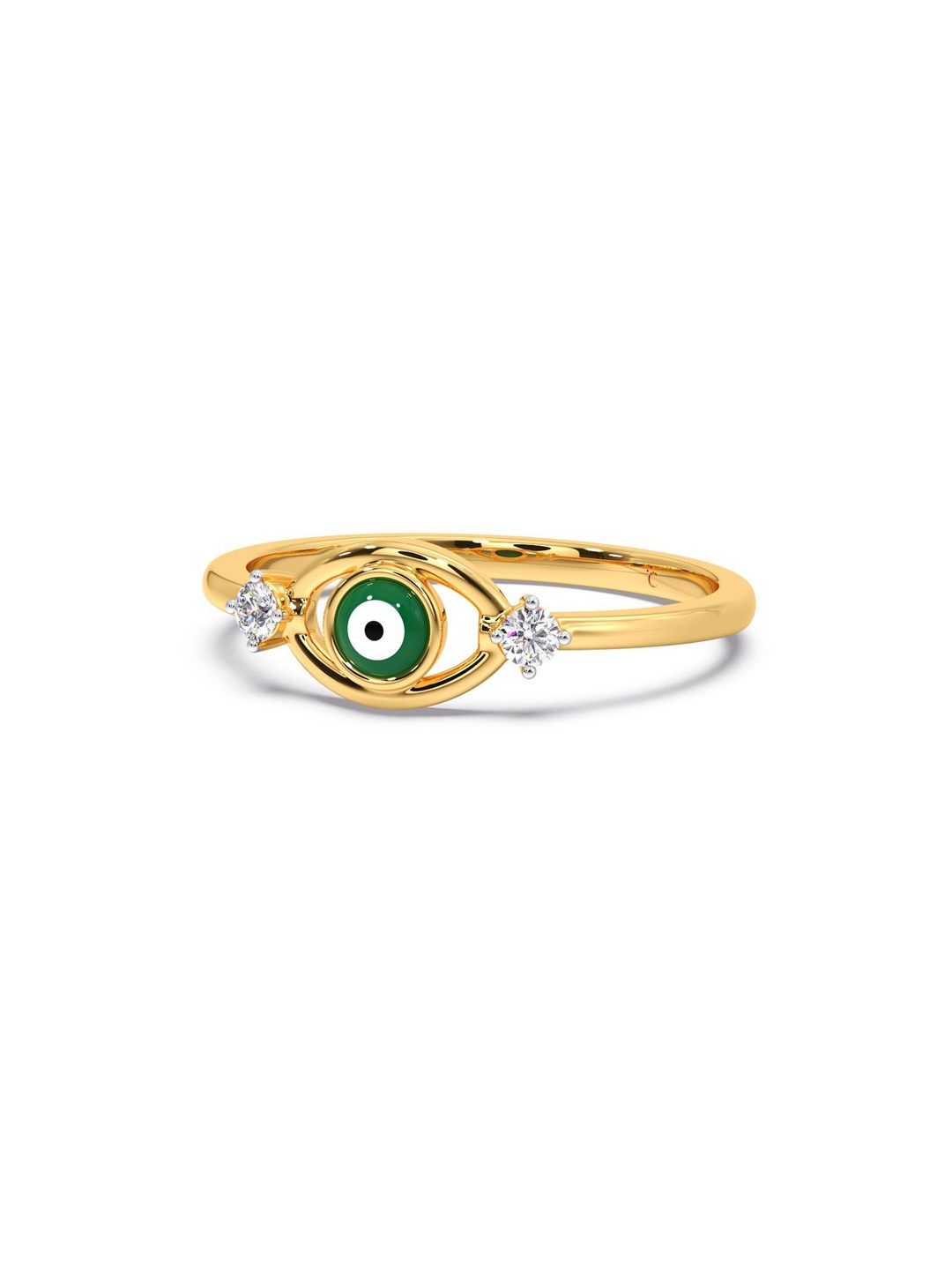 

CANDERE A KALYAN JEWELLERS COMPANY 14KT (585) Gold Diamond Ring-1.76gm